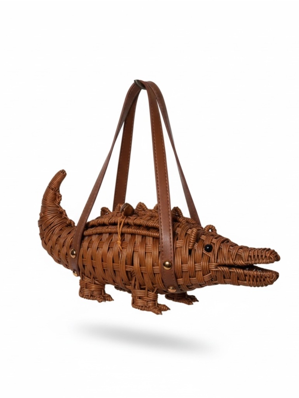 Tommy Bahama Woven Crocodile Novelty Bag